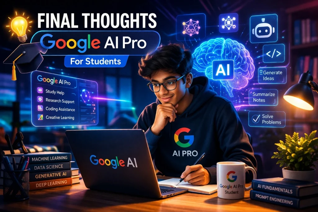 Google AI Pro for Students: What It Is, What It Offers, and What Comes Next 7 Google AI Pro for Students Final Thoughts 1